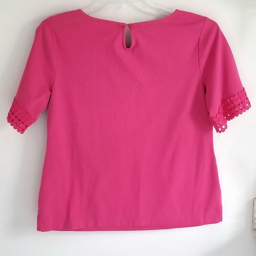 Talbots eyelet trim top - Picture 4 of 4